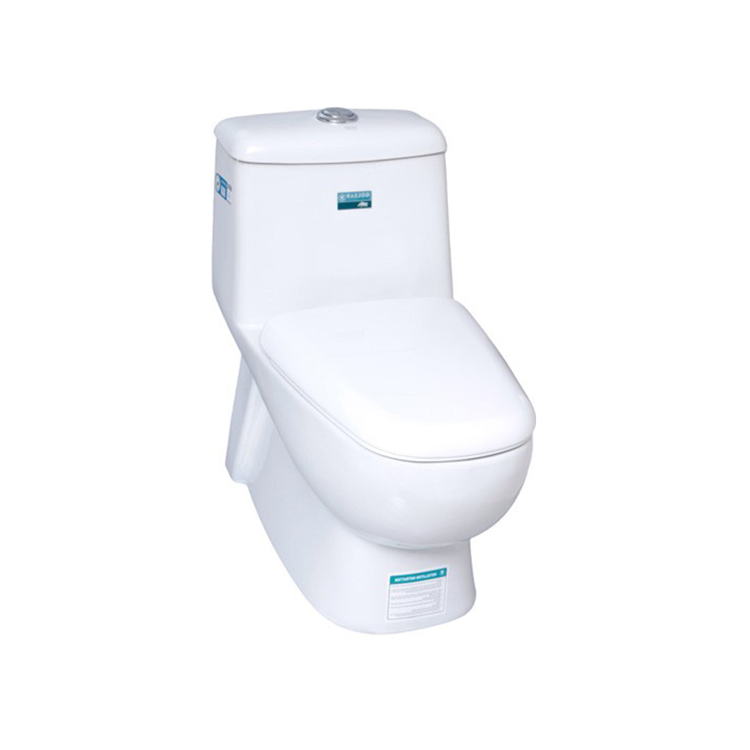 توالت فرنگی گلسار مدل پارمیس سیم لس ساده 1