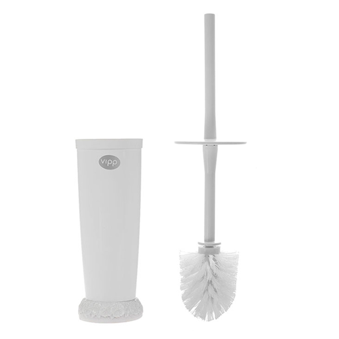 ست سرویس بهداشتی ویپ مدل گل بنفشه 5 پارچه سفید