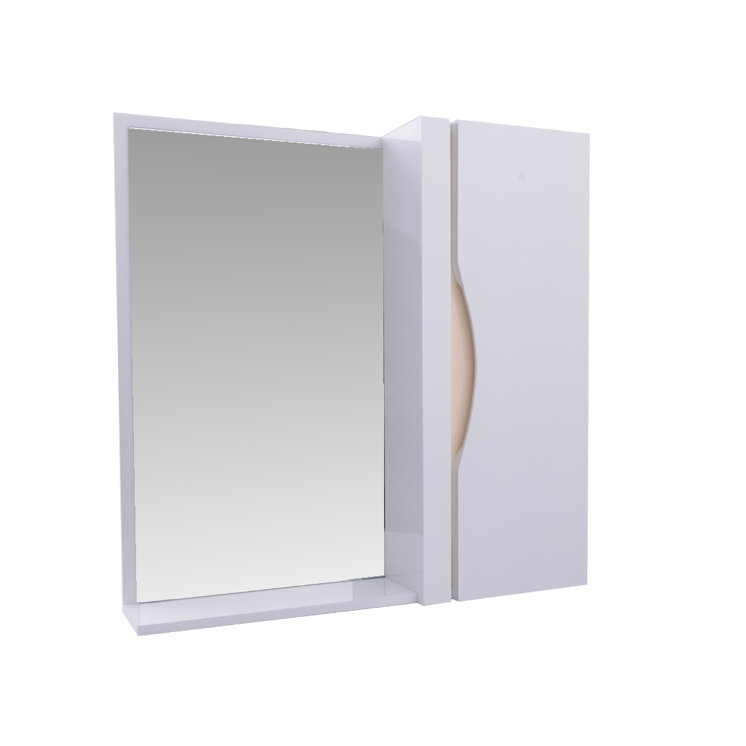 آینه و باکس الگانته مدل 1040 سفید کرم