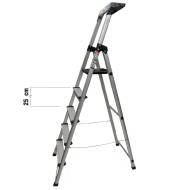 نردبان آلوم پارس پله مدل اطلس 5 پله