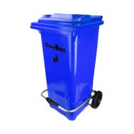 سطل زباله پدال دار 120 لیتری هوم کت کد 6175 آبی