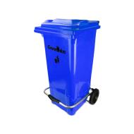 سطل زباله پدال دار 100 لیتری هوم کت 6171 آبی
