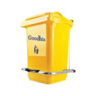 سطل زباله پدال دار 60 لیتری هوم کت مدل 6183 زرد