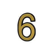 نشانگر عدد لاتین متوسط 9و6 طلایی