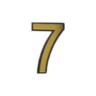 نشانگر عدد لاتین متوسط 7 طلایی