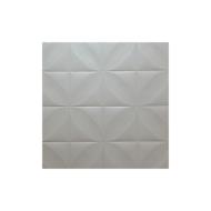 دیوار پوش فومی طرح چهار پره سفید 70x70
