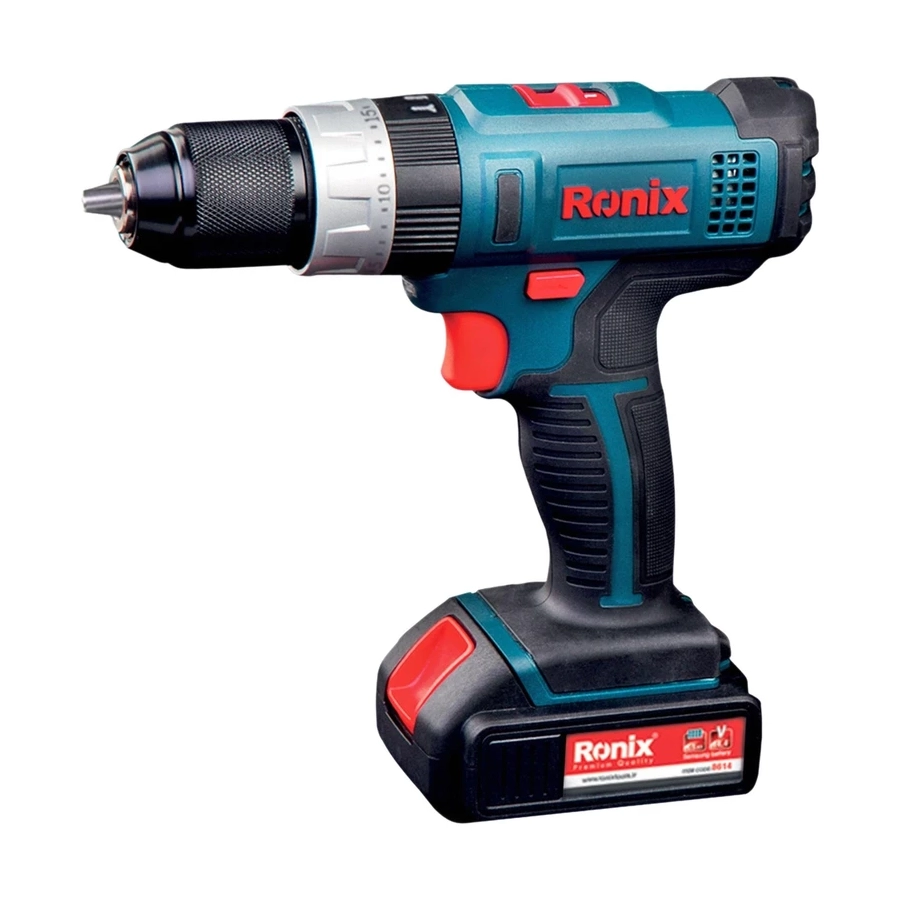 دریل شارژی لیتیوم 14 ولت 8614(رونیکس)(12 ماه ضمانت تعمیر)