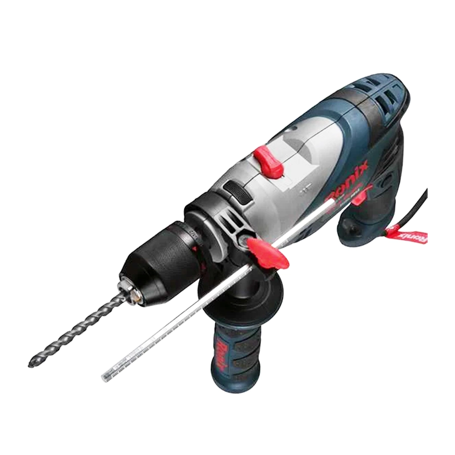 دریل 13 میل 650 وات چکشی اتوماتیک 2213 با کیف(رونیکس) - 2