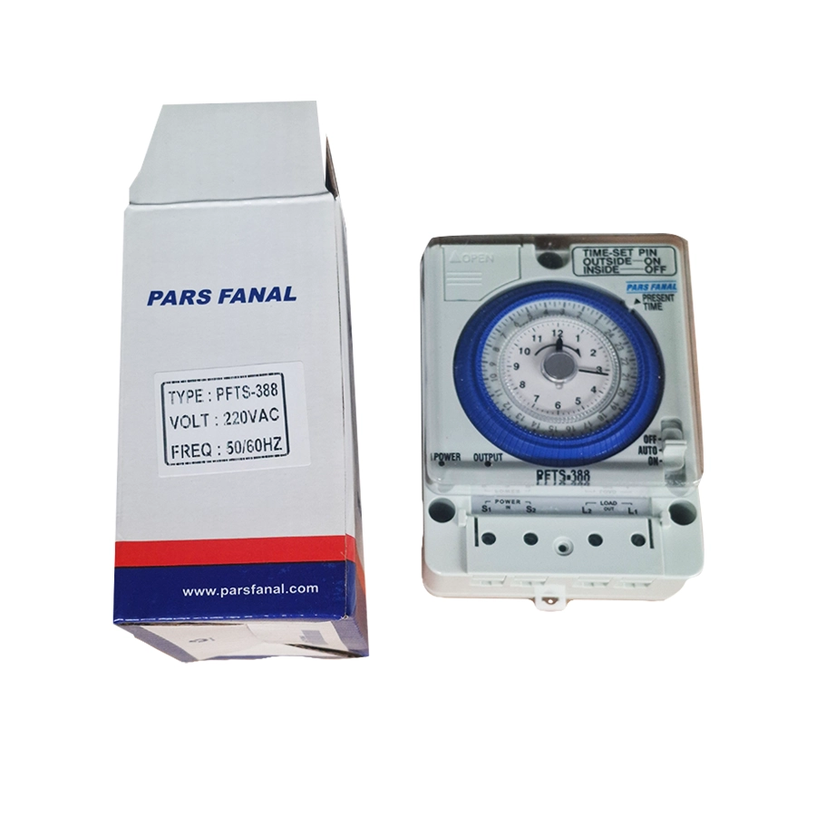 تایمر تابلویی ذخیره دار 24 ساعته (پارس فانال)