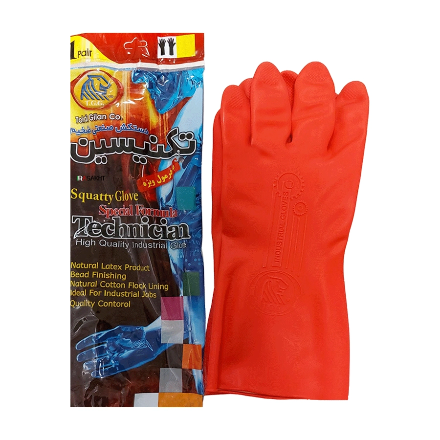 دستکش صنعتی تکنسین ویژه سایز L