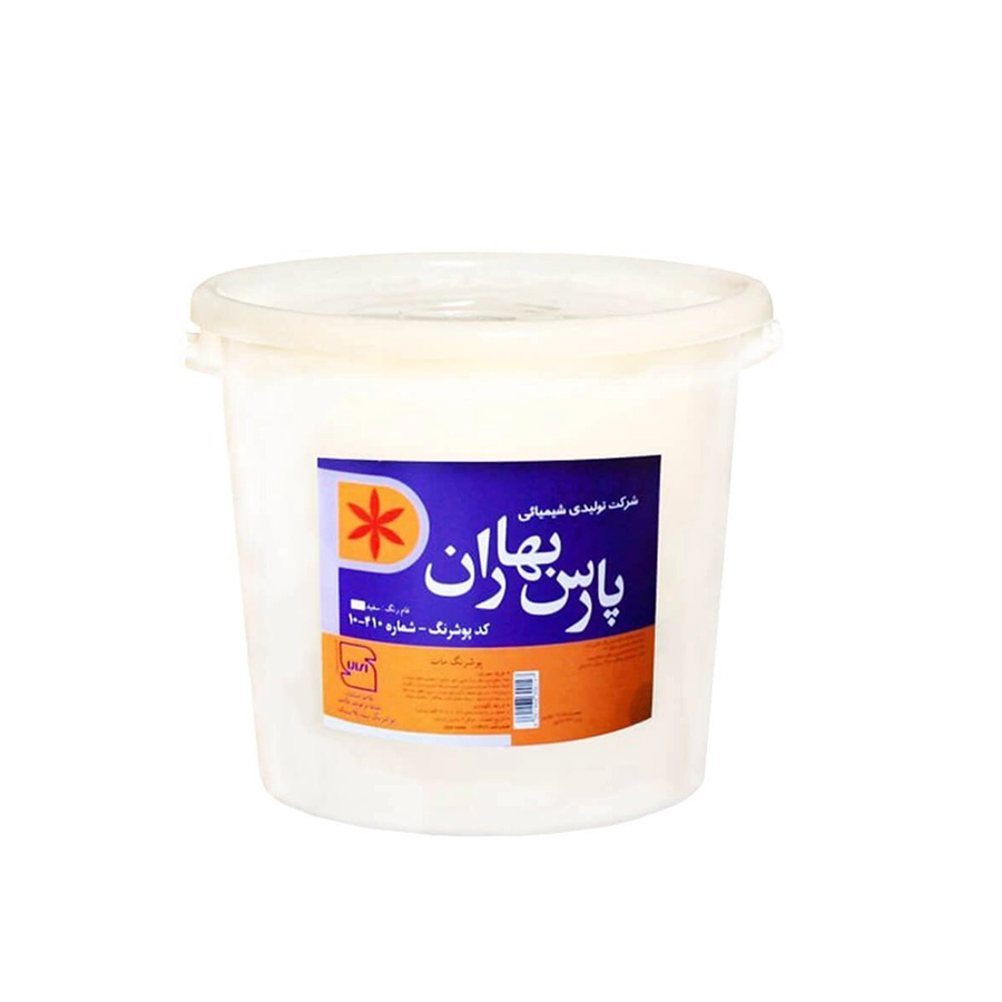 رنگ پلاستیک سفید مات پارس بهار دبه کد410