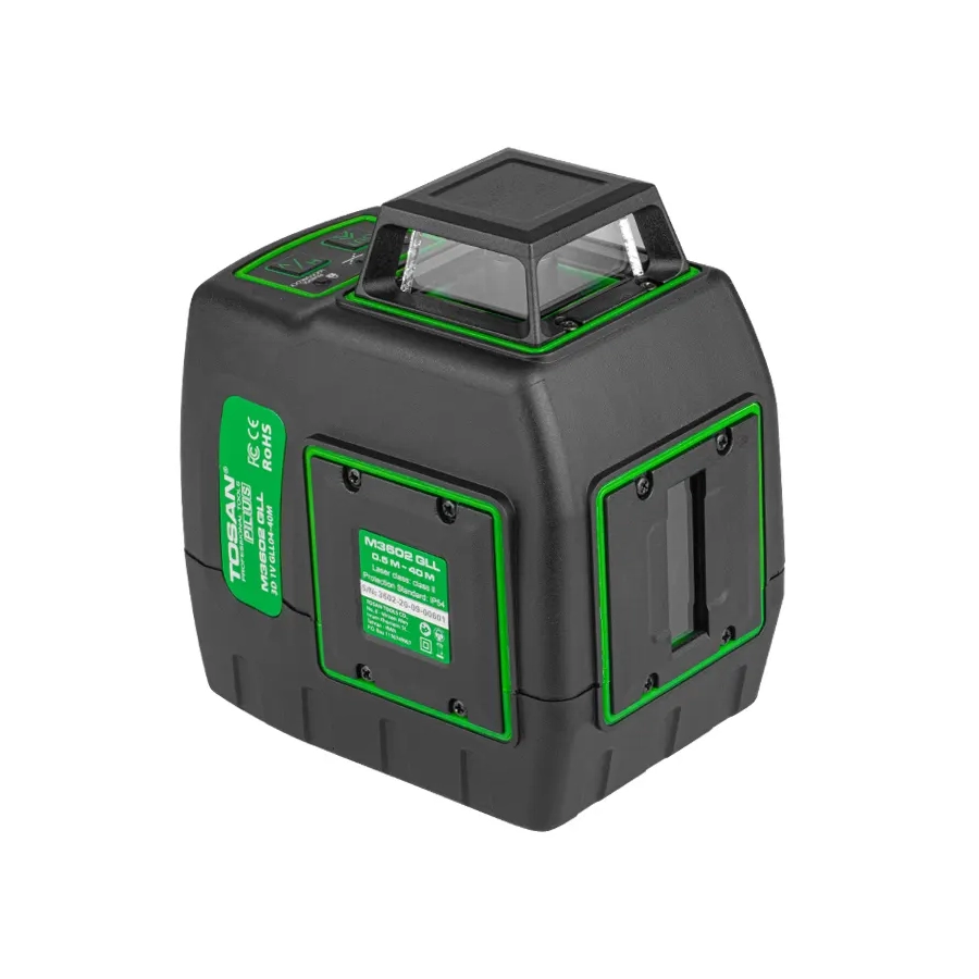 تراز لیزری 360 درجه نور سبز توسن مدل M3602GLL + کیف برزنتی 