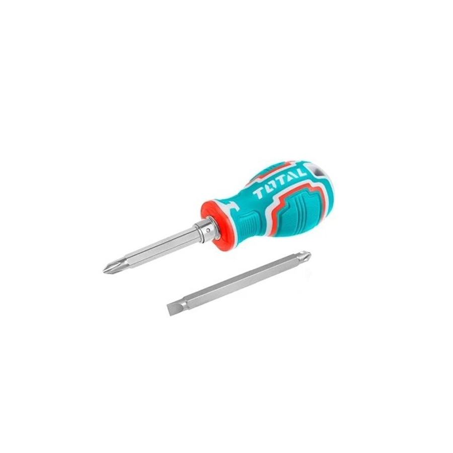 پیچ گوشتی مشتی 2 طرفه کوتاه ( توتال )