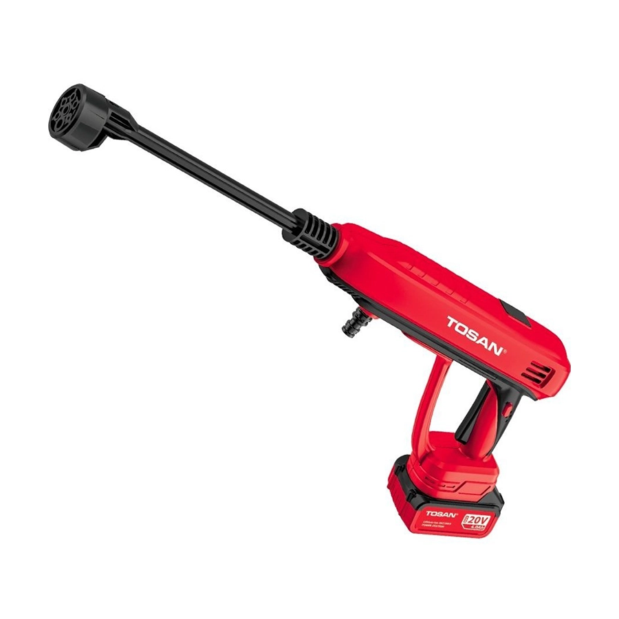 کارواش شارژی 20 ولت براش لس 32 بار مدل 9100 (توسن)