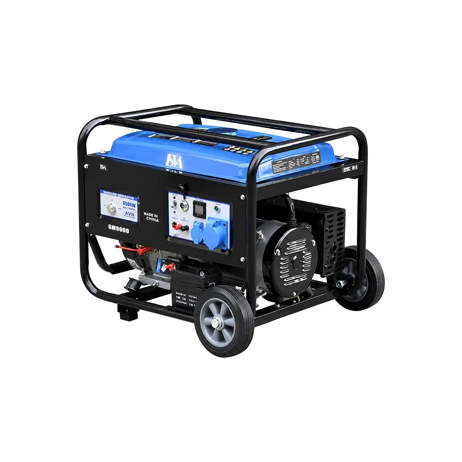 موتور برق ایسوا مدل GM9000 با توان ۸۵۰۰ وات، استارت برقی و چرخ‌دار - 2