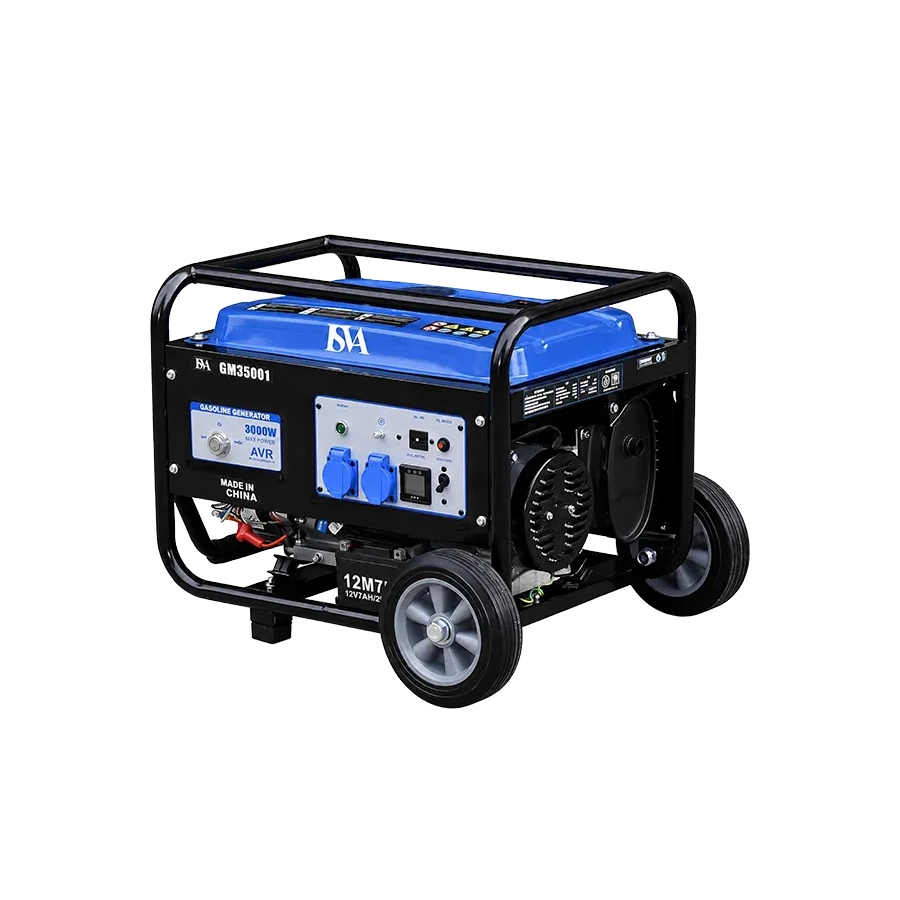 موتور برق ایسوا مدل GM3501 با توان ۳۰۰۰ وات، استارت برقی و چرخ‌دار - 2
