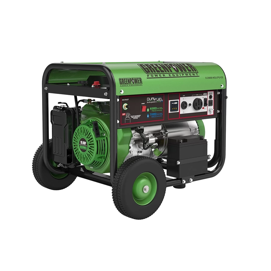 موتور برق گازسوز (ژنراتور )CC9000 NG/LPG (گرین پاور)