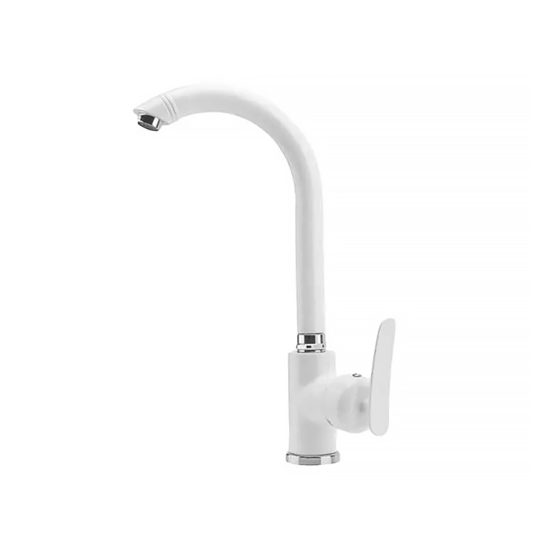 شیر ظرفشویی رویال سفید کروم (فیروزه)