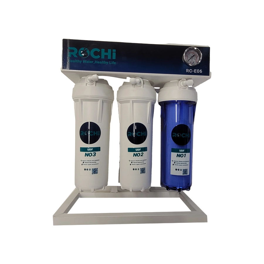 دستگاه تصفیه آب 6 مرحله ای گیج کوچک پایه فلزی RC-E06