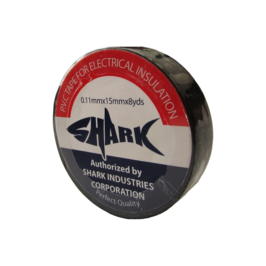 چسب برق تایوانی مشکی (حدود8 یارد)(شارک)