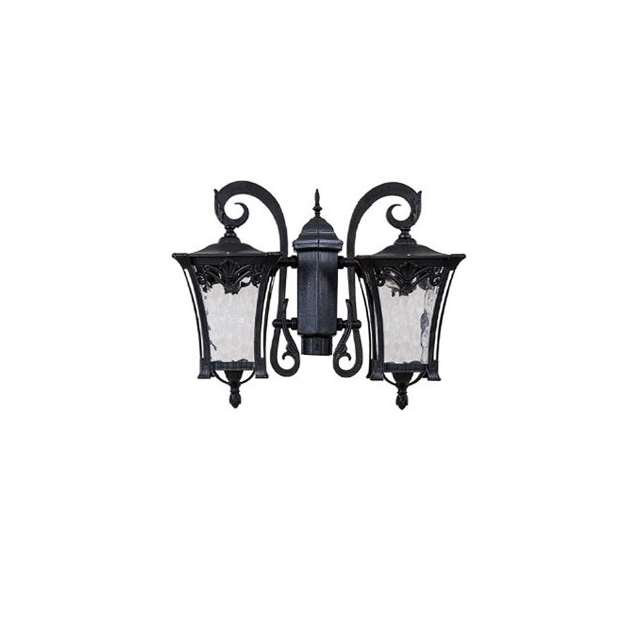 چراغ دو شاخه کامل کاسپین مشکی (تکنو لایت)