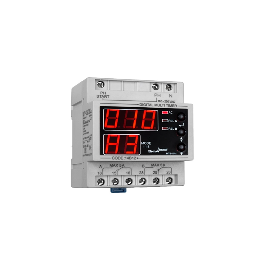 مولتی تایمر دیجیتال شیوا امواج مدل MTB-15M کد 14B12 