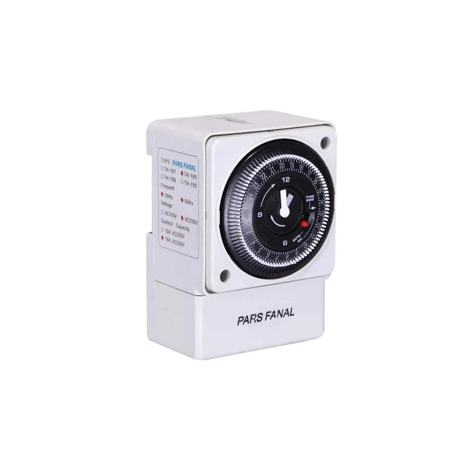 تایمر تابلویی ذخیره‌دار 24 ساعته پارس فانال مدل PFTS-189