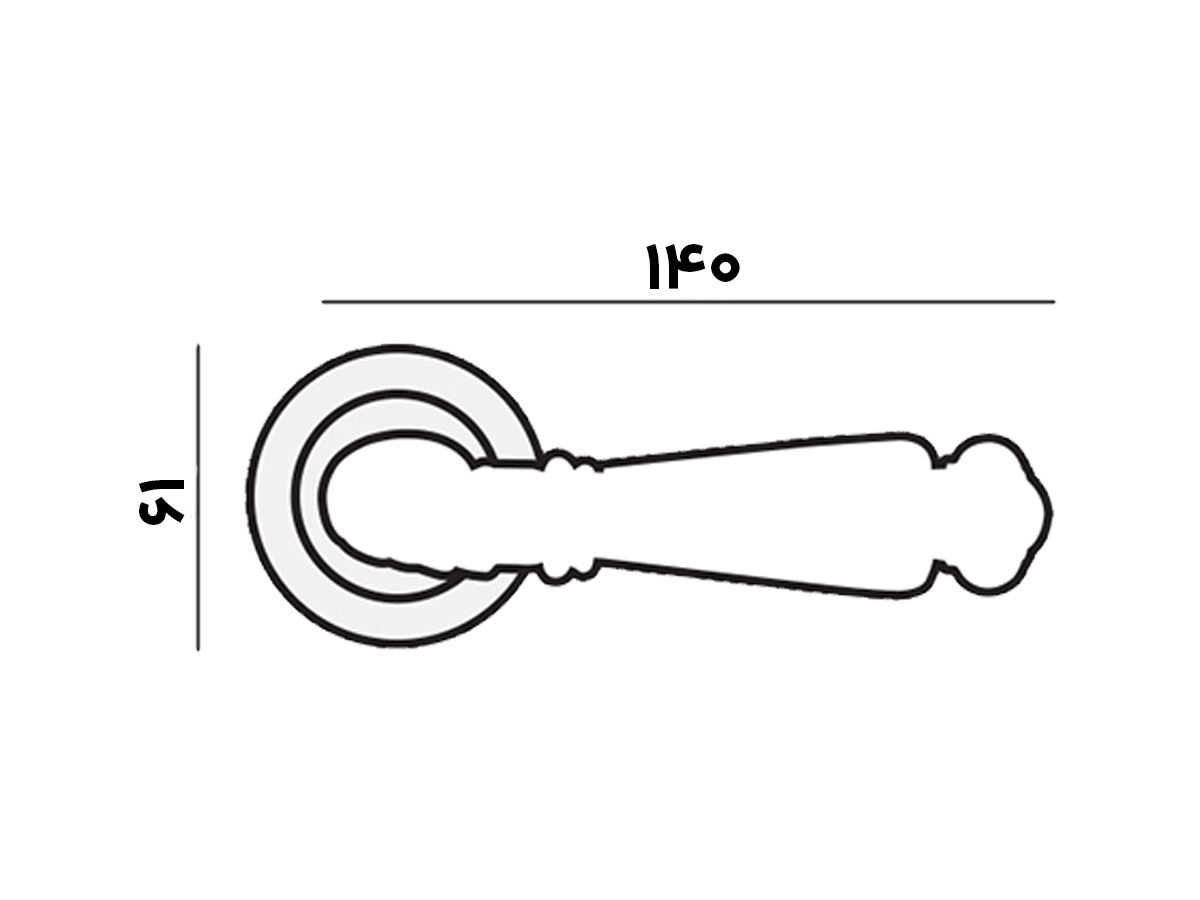 دستگیره دیلان زیتونی سوئیچی XSC(دیاکو) - 2