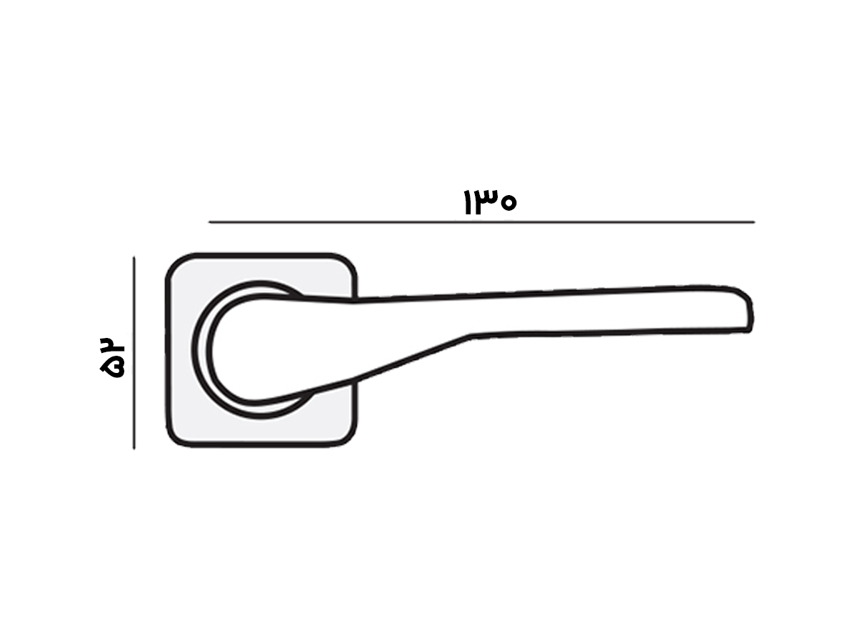 دستگیره داتیس سیلور سوئیچی SS(دیاکو) - 2