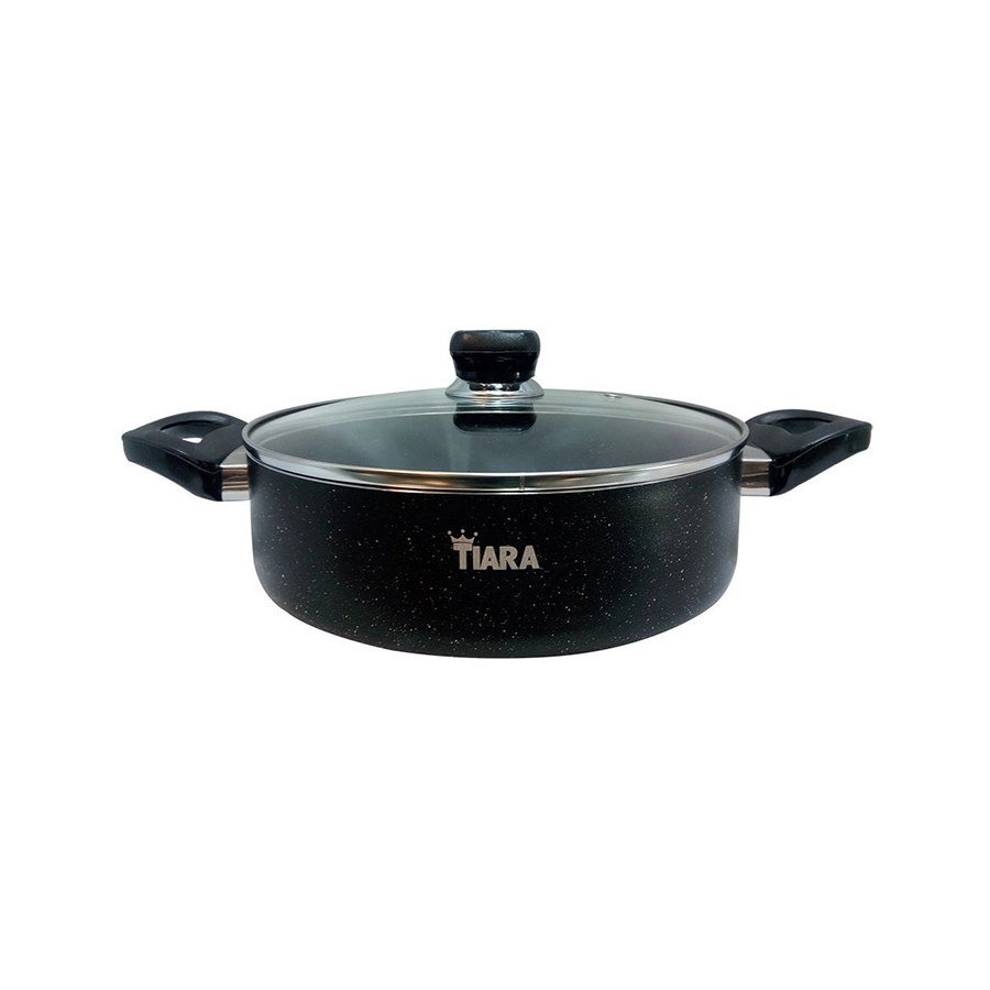 ماهیتابه 28 دربدار گرانیت 2 رو رنگ الوان (تیارا)