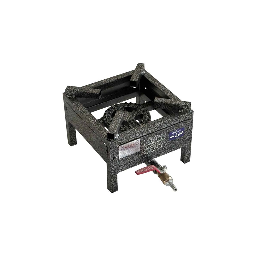 اجاق گاز پروفیلی تک شعله 24*24 (مبتکر)