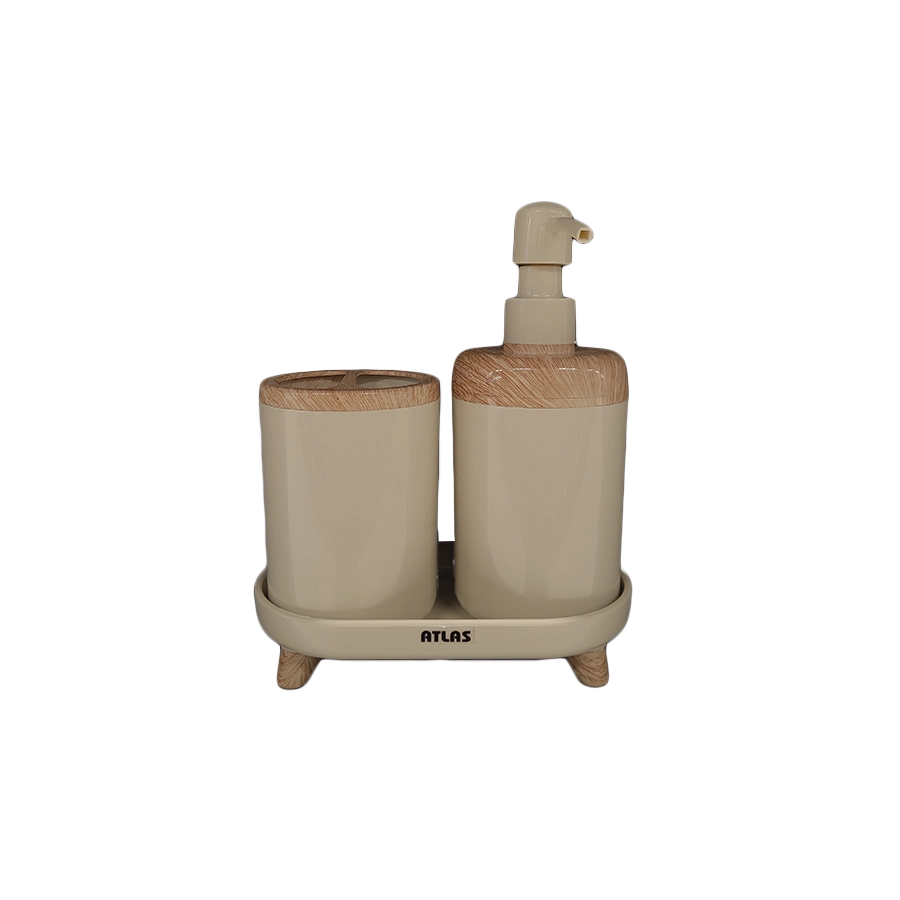 ست 3 تکه مدل الیت طرح چوب کد 322 (اطلس)