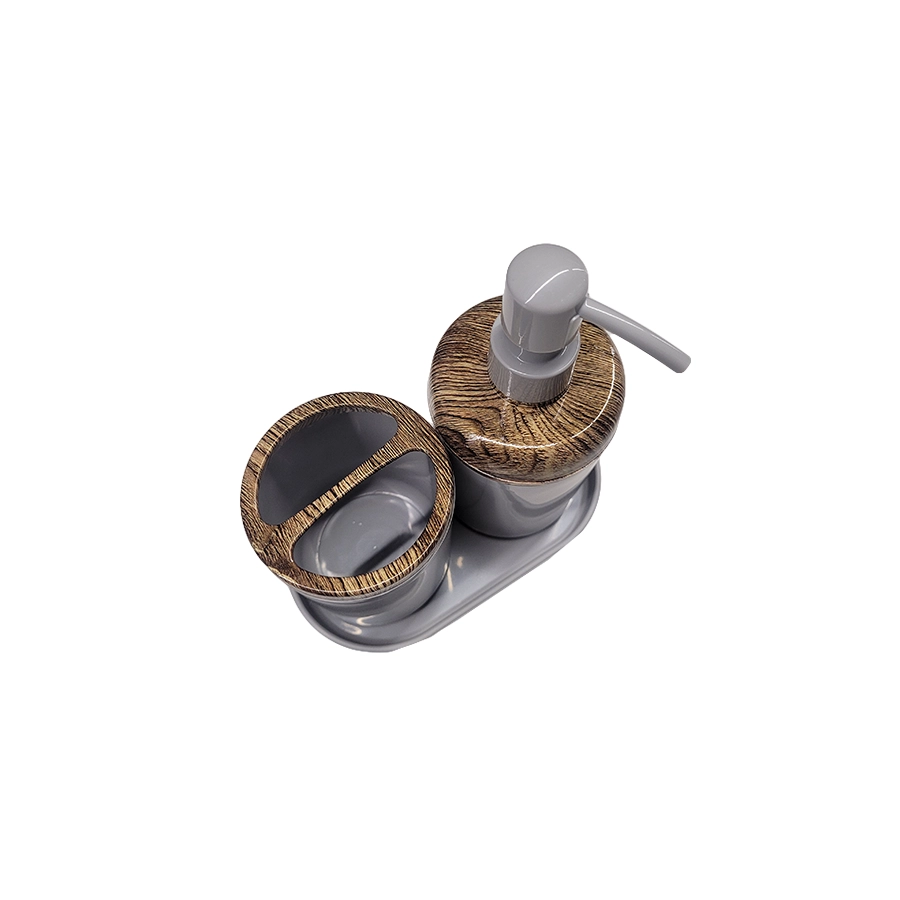 ست 3 تکه مدل الیت طرح چوب کد 323 (اطلس) - 3