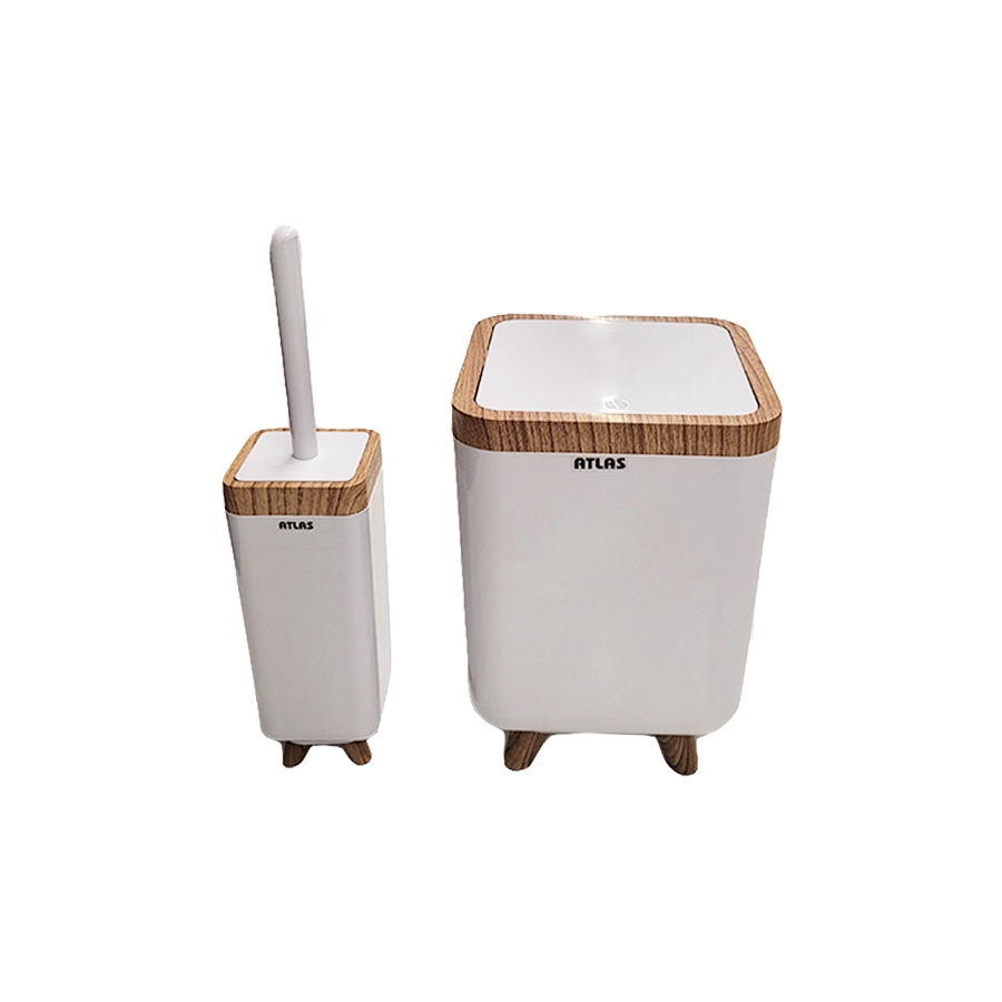 ست 2 تکه مدل ژیوار طرح چوب 221 (اطلس) - 2