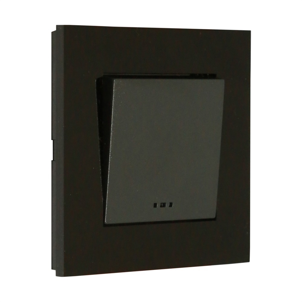 کلید یک پل آسا پلکسی مشکی(دلند)