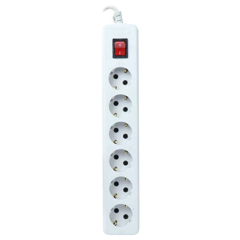 پریز 6 خانه ارتدار نیک 986 با کابل 1/8 متر ( پارت )