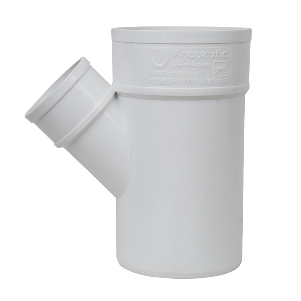 سه راهی تبدیل °45* 63×110 پلیکا تکسر کوبل(وینو پلاستیک)