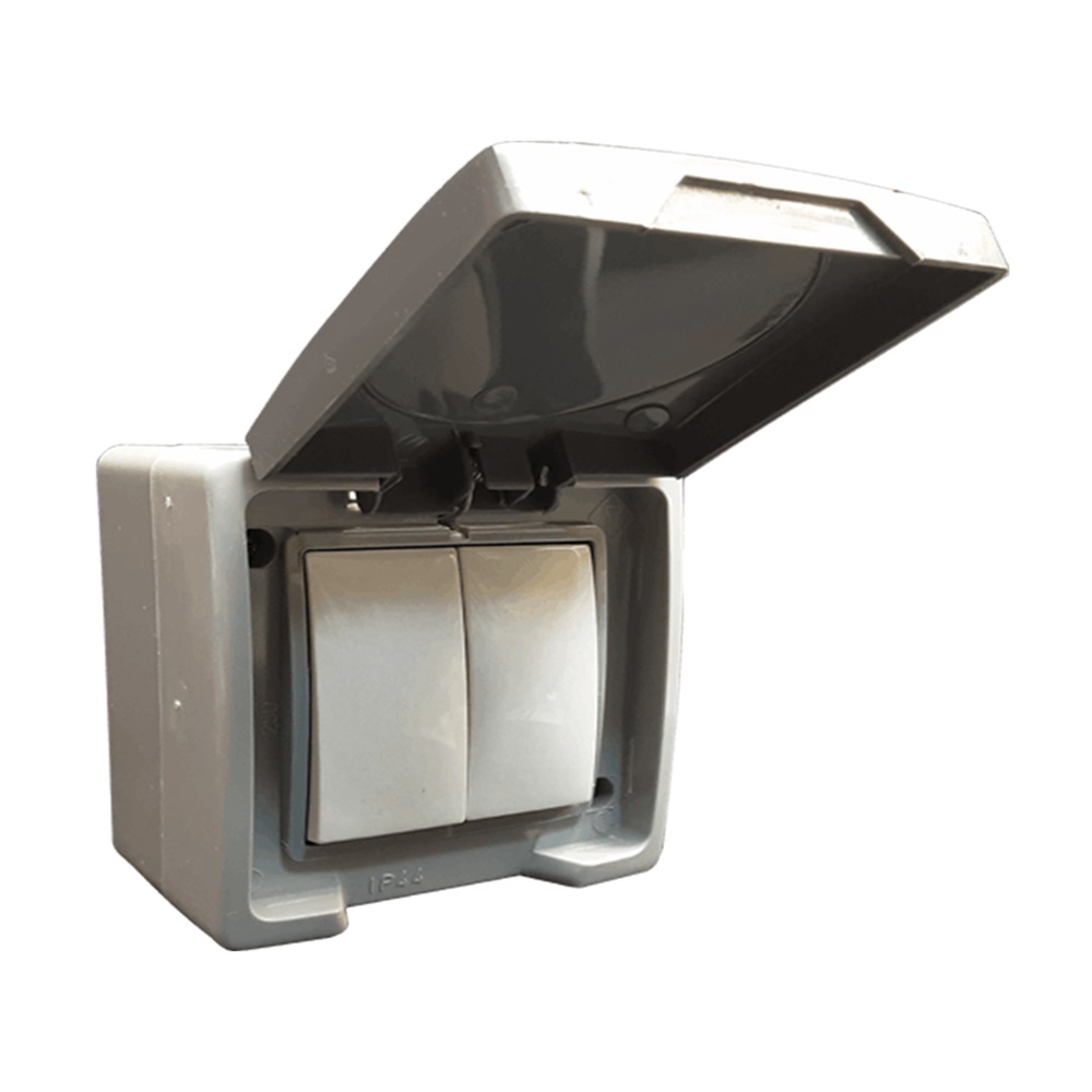 کلید دوپل بارانی روکار SILVER (دلند)