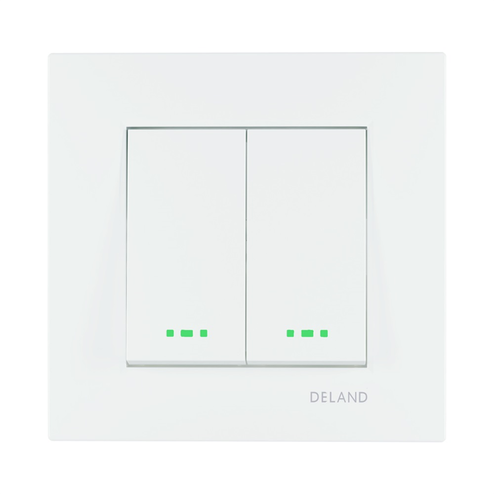 کلید دو پل آسا پلکسی سفید(دلند)