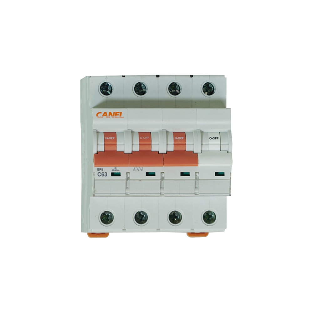 کلید مینیاتوری (3p+1) سه فاز 63آمپر (canele)  تیپ C (پنج سال گارانتی تعویض)