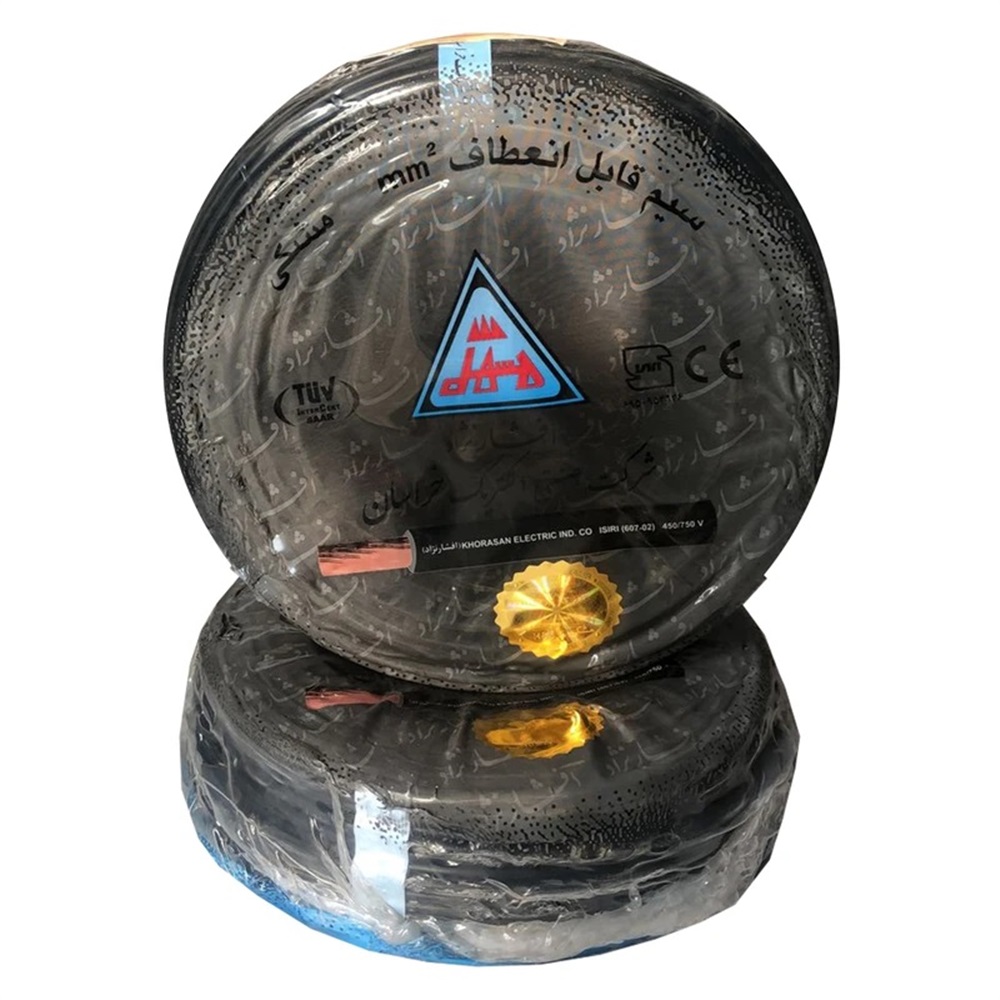 سیم 1.5 برق مشکی(افشار نژاد)کلاف - 2