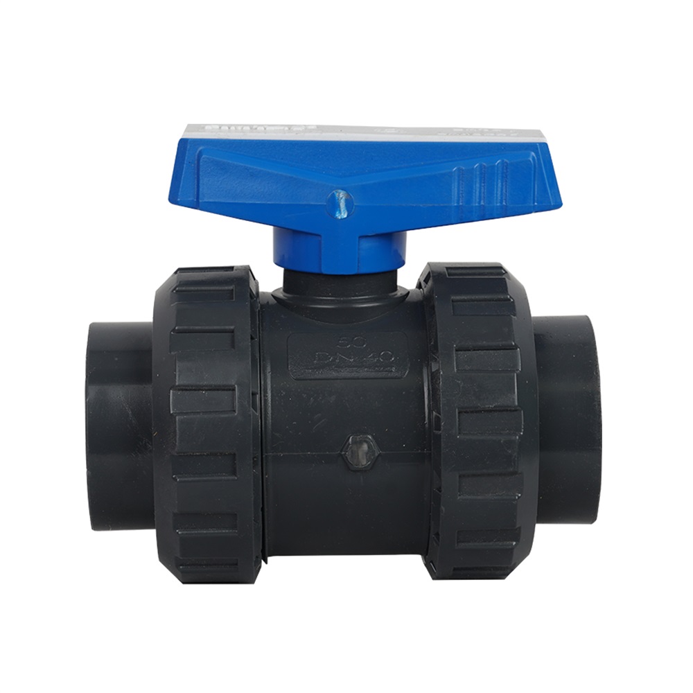 شیر توپی 50 مهره دار PVCU