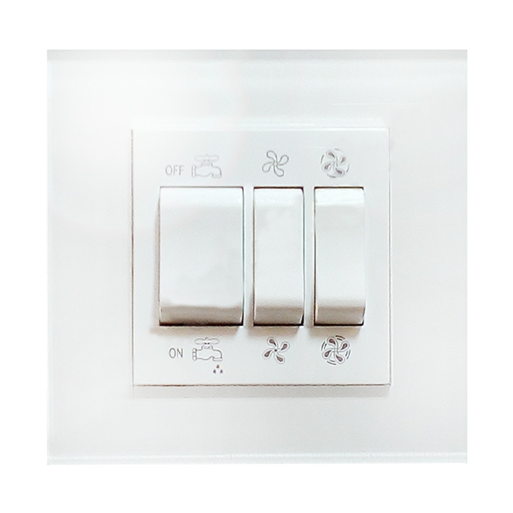 کلید کولر آسا پلکسی سفید(دلند)