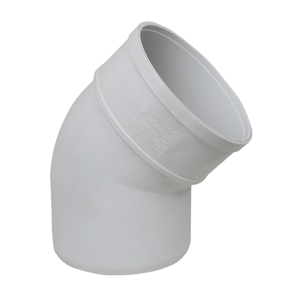 زانو °45*125 پلیکا تکسر کوبل(وینو پلاستیک)