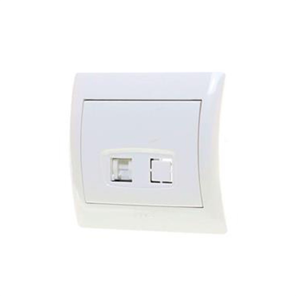 سوکت شبکه CAT 6 آریا سفید(دلند) - 2