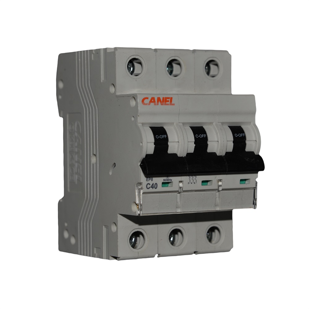 کلید مینیاتوری سه فاز 40 آمپر (canele)  تیپ C (پنج سال گارانتی تعویض) - 2