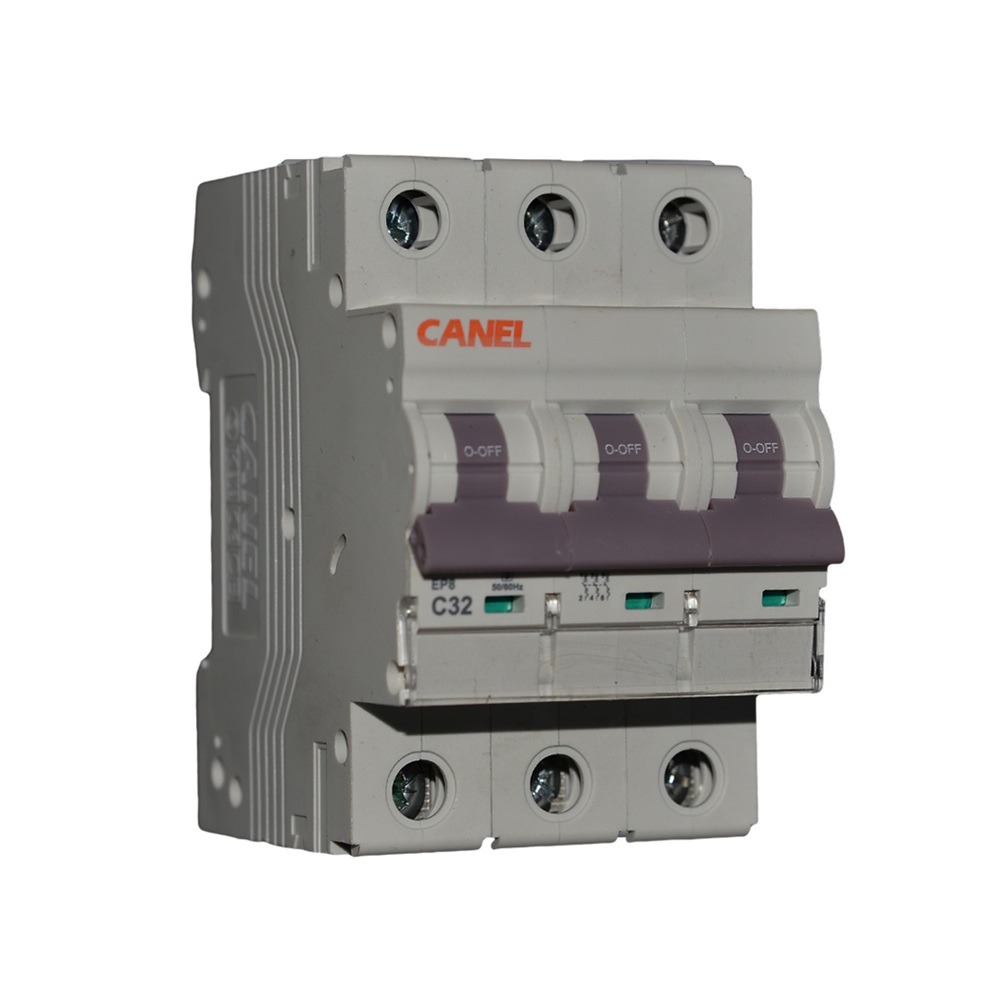 کلید مینیاتوری سه فاز 32 آمپر (canele)  تیپ C (پنج سال گارانتی تعویض) - 2