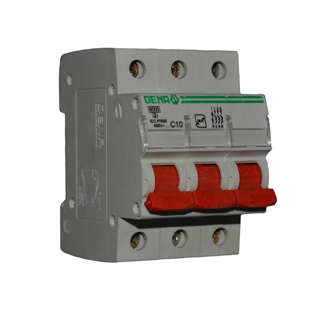 کلید مینیاتوری سه فاز 10 آمپر (DENA) تیپ C (پنج سال ضمانت تعویض) - 2