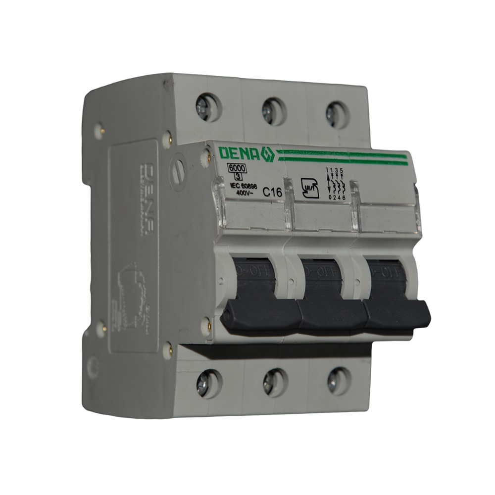 کلید مینیاتوری سه فاز 16 آمپر (DENA) تیپ C (پنج سال ضمانت تعویض) - 2