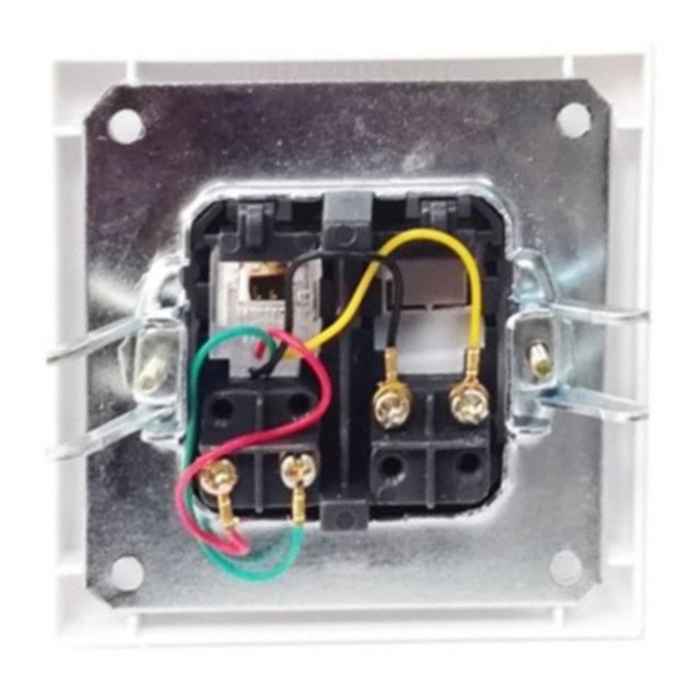 سوکت تلفن دو خط آسا پلکسی سفید(دلند)